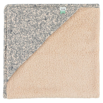 Trixie Kids Hooded Muslin Towel | Soft Terry Muslin Eco Friendly Bath Gift