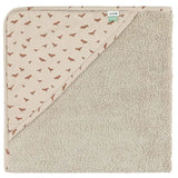 Trixie Kids Hooded Muslin Towel | Soft Terry Muslin Eco Friendly Bath Gift