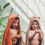 Trixie Kids Hooded Towel 70x130cm | Soft Organic Cotton Large Bath Towel