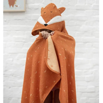 Trixie Kids Hooded Towel 70x130cm | Soft Organic Cotton Large Bath Towel