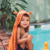 Trixie Kids Hooded Towel 70x130cm | Soft Organic Cotton Large Bath Towel