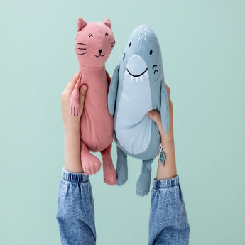 Trixie Kids Plush Toy | Handmade Gots Organic Cotton Cuddly Animal Gift