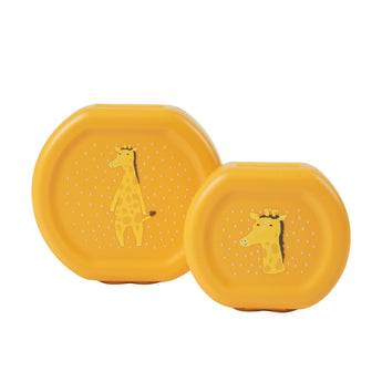 Trixie Kids Snack Box Set Of 2 | Leakproof School Lunch Containers