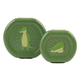 Trixie Kids Snack Box Set Of 2 | Leakproof School Lunch Containers