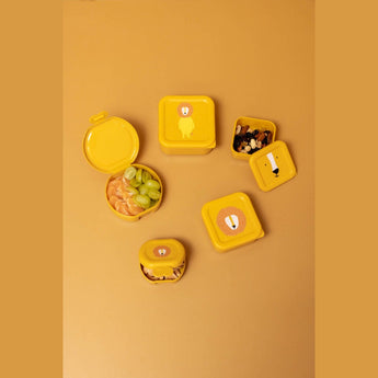 Trixie Kids Snack Box Set Of 2 | Leakproof School Lunch Containers