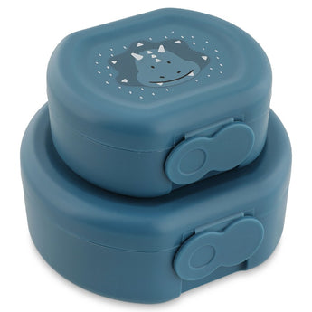 Trixie Kids Snack Box Set Of 2 | Leakproof School Lunch Containers
