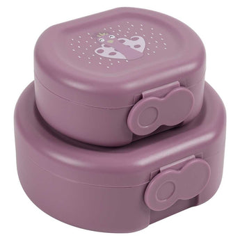 Trixie Kids Snack Box Set Of 2 | Leakproof School Lunch Containers