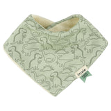 Trixie Organic Bandana Bib 3 Pack Rosy Rabbit, Daring Dino, Lively Lion | Bibs, Apron & Burp Clothes