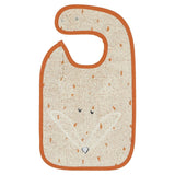 Trixie Organic Cotton Baby Bibs | Soft Animal Collection For 0+ Months