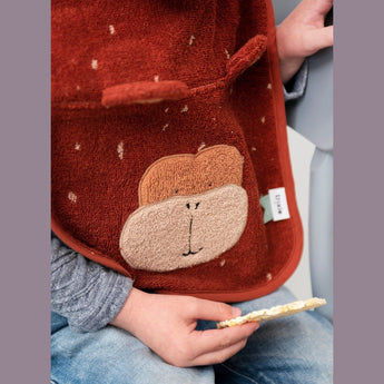 Trixie Organic Cotton Baby Bibs | Soft Animal Collection For 0+ Months