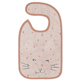 Trixie Organic Cotton Baby Bibs | Soft Animal Collection For 0+ Months