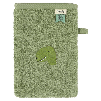 Trixie Organic Cotton Baby Washcloths 2 Pack Adorable Animal Designs | Washcloths