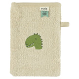 Trixie Organic Cotton Baby Washcloths 2 Pack Adorable Animal Designs | Washcloths