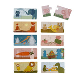 Trixie Puzzle Box Animals Educational Jigsaw Puzzles