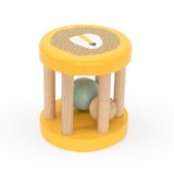 Trixie Rolling Rattle Toy | Wooden Handmade Baby Gift