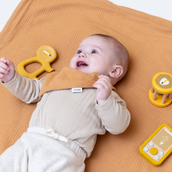 Trixie Rolling Rattle Toy | Wooden Handmade Baby Gift