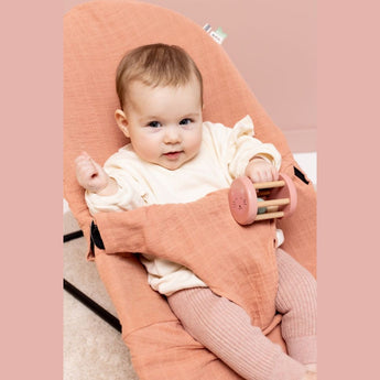 Trixie Rolling Rattle Toy | Wooden Handmade Baby Gift