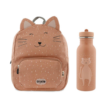 Trixie School Essential Set: Backpack 12" & Bottle 50