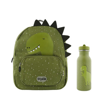 Trixie School Essential Set: Backpack 12" & Bottle 50