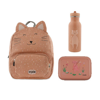 Trixie School Essential Set of 3: 12" Backpack & Lunch Box