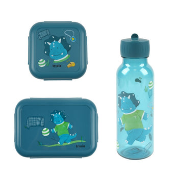 Trixie School Lunch Set: Leakproof Box, Snack Box & 500ml Bottle