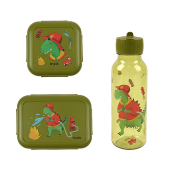Trixie School Lunch Set: Leakproof Box, Snack Box & 500ml Bottle