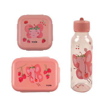 Trixie School Lunch Set: Leakproof Box, Snack Box & 500ml Bottle