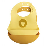 Trixie Silicone Baby Bib | Easy Clean Food Grade With Spill Pocket