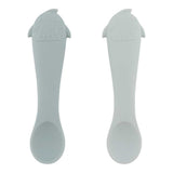 Trixie Silicone Baby Feeding Spoon Pack Of 2 | First Foods Weaning Set - My Little Thieves