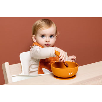 Trixie Silicone Baby Feeding Spoon Pack Of 2 | First Foods Weaning Set - My Little Thieves