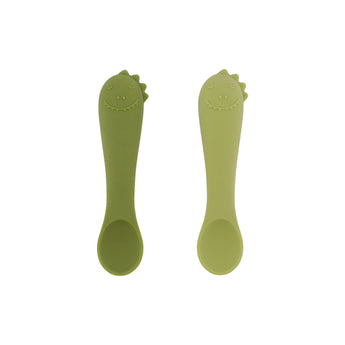Trixie Silicone Baby Feeding Spoon Pack Of 2 | First Foods Weaning Set - My Little Thieves