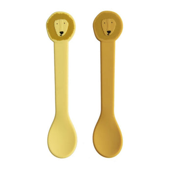 Trixie Silicone Spoon 2 Pack | Animal Friends Baby Feeding Spoons - My Little Thieves