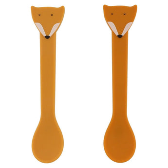 Trixie Silicone Spoon 2 Pack | Animal Friends Baby Feeding Spoons - My Little Thieves