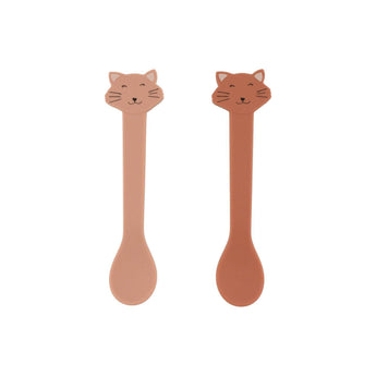 Trixie Silicone Spoon 2 Pack | Animal Friends Baby Feeding Spoons - My Little Thieves