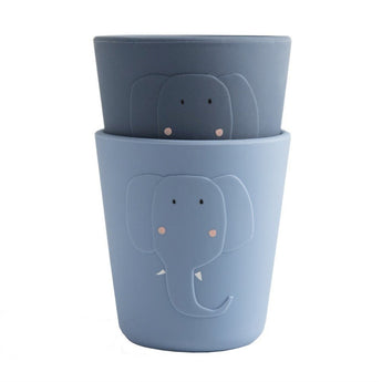 Trixie Silicone Cup 2 Pack | Animal Friends Kids Cups - My Little Thieves