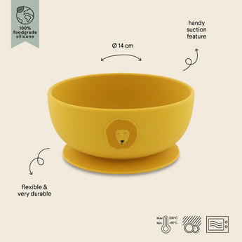 Trixie Silicone Bowl With Suction | Animal Friends Kids Bowl - My Little Thieves
