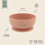 Trixie Silicone Bowl With Suction | Animal Friends Kids Bowl - My Little Thieves
