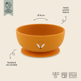 Trixie Silicone Bowl With Suction | Animal Friends Kids Bowl