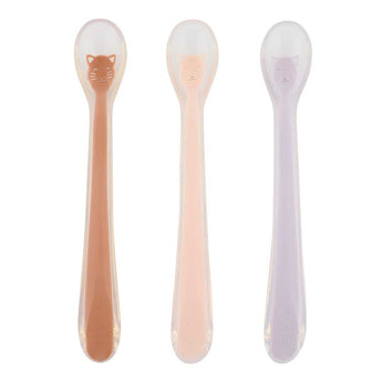 Trixie Silicone Feeding Spoon Pack Of 3 | Baby Weaning Essentials - My Little Thieves