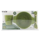 Trixie Silicone First Meal Set | Bowl, Spoon & Cup Animal Collection