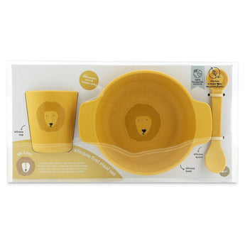 Trixie Silicone First Meal Set | Bowl, Spoon & Cup Animal Collection - My Little Thieves