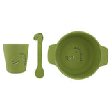 Trixie Silicone First Meal Set | Bowl, Spoon & Cup Animal Collection - My Little Thieves