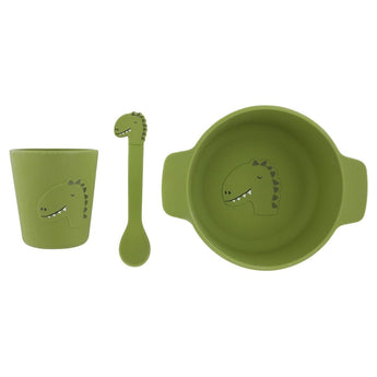 Trixie Silicone First Meal Set | Bowl, Spoon & Cup Animal Collection - My Little Thieves