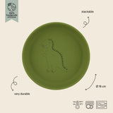 Trixie Silicone Plate | Animal Collection Kids Feeding Plate - My Little Thieves