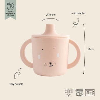 Trixie Silicone Sippy Cup | Animal Collection Spill Free Training Cup - My Little Thieves