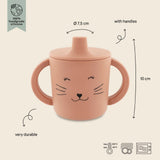 Trixie Silicone Sippy Cup | Animal Collection Spill Free Training Cup - My Little Thieves