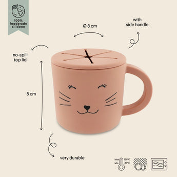 Trixie Silicone Snack Cup Container | Animal Collection No Spill Cup - My Little Thieves