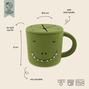 Trixie Silicone Snack Cup Container | Animal Collection No Spill Cup - My Little Thieves