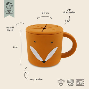 Trixie Silicone Snack Cup Container | Animal Collection No Spill Cup - My Little Thieves