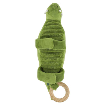 Trixie Soothing Musical Animal Toys | Organic Cotton Pull String Melody